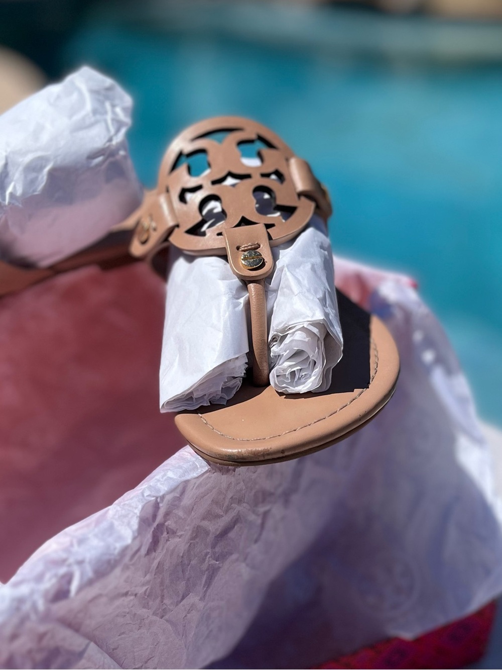 Tory Burch Miller Light Make Up Sandals-Calf Leather - Picture 3 of 16